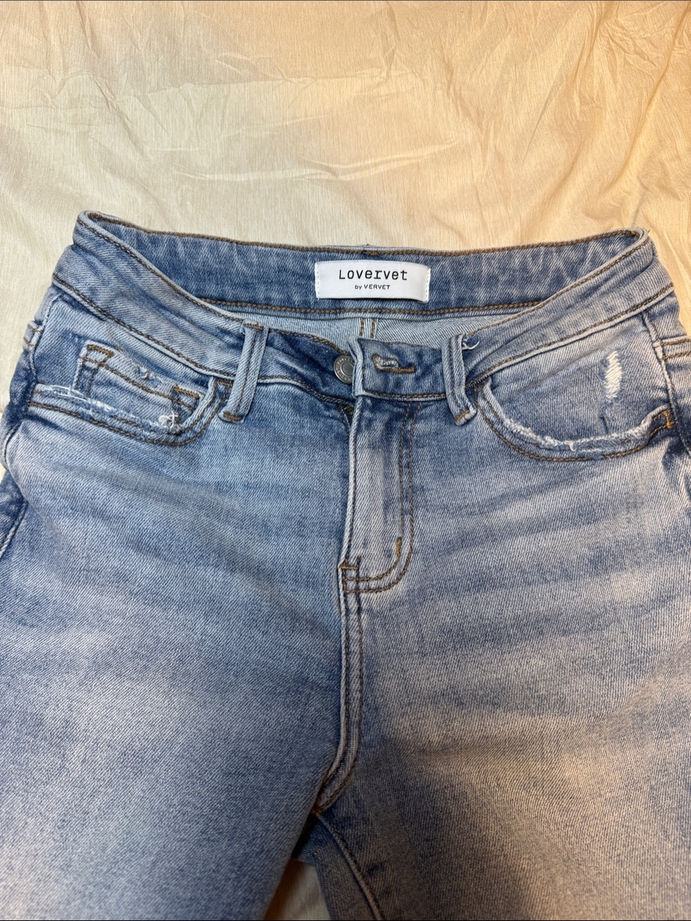Vervet Distressed Light Blue Women's Jeans - size 25